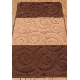Set 2 Covorase Baie Sile 2546, Marimi 60 x 100 50 x 60 cm, Maro, Antialergic, Polipropilena