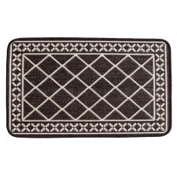 Covoras Intrare Tip Iuta, Model Flex 19640-91, Marime 50 x 80 cm, Maro, Antiderapant, Antialergic, Polipropilena, Living, Dormitor, Sufragerie, Birou