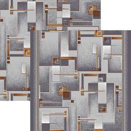 Traversa Print 966-54, Tesatura Plata, Latime 0.6m, Marime 60 x 300 cm, Gri, Festonata Surfilata Tivita, Antialergica, Polipropilena, Living, Dormitor, Coridor, Hol