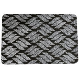 Covoras Intrare Model Venessia, Marime 40 x 60 cm, Gri, Antiderapant, Antialergic, Polipropilena, Living, Dormitor, Sufragerie, Birou