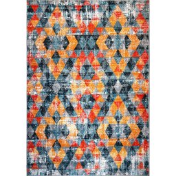 Covor Model Vintage 11402-114, Marime 120 x 170 cm, Multicolor, Inaltime Fir 9 mm, Antialergic, Polipropilena, Living, Dormitor, Sufragerie, Birou
