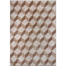Covor Model Cardinal 25505-110, Marime 160 x 230 cm, Crem, Inaltime Fir 7 mm, Antialergic, Polipropilena, Living, Dormitor, Sufragerie, Birou