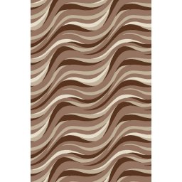 Covor Model Espresso 2588, Marime 100 x 200 cm, Maro, Inaltime Fir 7 mm, Antialergic, Polipropilena, Living, Dormitor, Sufragerie, Birou