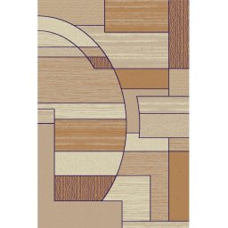 Covor Lotos 538-180, Marime 80 x 200 cm, Bej, Inaltime Fir 8 mm, Antialergic, Polipropilena, Living, Dormitor, Sufragerie, Birou