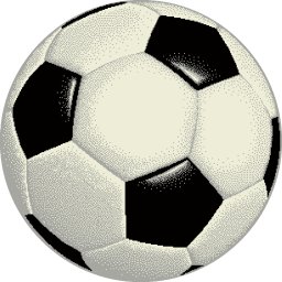 Covor Rotund Camera Copii Minge Fotbal 11199-190, Marime 67 x 67 cm, Alb, Negru, Inaltime Fir 9 mm, Antialergic, Polipropilena, Gradinita, Cresa, Loc de Joaca