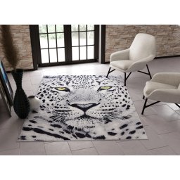Covor Tigru 11368-190, Marime 80 x 150 cm, Gri, Inaltime Fir 9 mm, Antialergic, Polipropilena, Living, Dormitor, Sufragerie, Birou