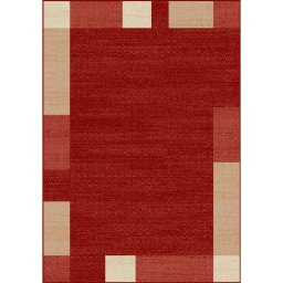 Covor Lotos 1570-210, Marime 80 x 150 cm, Rosu, Inaltime Fir 8 mm, Antialergic, Polipropilena, Living, Dormitor, Sufragerie, Birou
