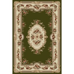 Covor Lotos 575-310, Marime 80 x 200 cm, Verde, Inaltime Fir 8 mm, Antialergic, Polipropilena, Living, Dormitor, Sufragerie, Birou