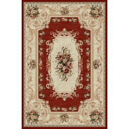 Covor Lotos 535-210, Marime 50 x 80 cm, Rosu, Inaltime Fir 8 mm, Antialergic, Polipropilena, Living, Dormitor, Sufragerie, Birou