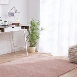 Covor Premium Belgian 71301-026, Marime 60 x 115 cm, Roz, Inaltime Fir 20 mm, Antialergic, Polipropilena, Living, Dormitor, Sufragerie, Birou