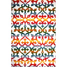 Covor Baroque 11020-110, Marime 160 x 230 cm, Alb, Inaltime Fir 9 mm, Antialergic, Polipropilena, Living, Dormitor, Sufragerie, Birou