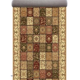 Traversa Timbre Lotos 1518-110, Inaltime Fir 8 mm, Latime 0.6m, Marime 60 x 1000 cm, Bej, Crem, Festonata Surfilata Tivita, Antialergica, Polipropilena, Living, Dormitor, Coridor, Hol