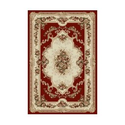 Covor Lotos 574-210, Marime 250 x 350 cm, Rosu, Inaltime Fir 8 mm, Antialergic, Polipropilena, Living, Dormitor, Sufragerie, Birou