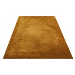 Covor Premium Belgian 71301-800, Marime 80 x 150 cm, Galben, Inaltime Fir 20 mm, Antialergic, Polipropilena, Living, Dormitor, Sufragerie, Birou