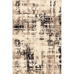 Covor Cappuccino 16436-128, Marime 60 x 110 cm, Bej, Maro, Inaltime Fir 7 mm, Antialergic, Polipropilena, Living, Dormitor, Sufragerie, Birou