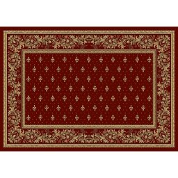Covor Bisericesc Lotos 15066-210, Marime 250 x 350 cm, Grena, Rosu, Inaltime Fir 8 mm, Antialergic, Polipropilena, Manastire, Biserica, Altar, Naos, Pronaos, Capela, Chilie, Hol, Birou