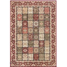 Covor Timbre 1518-120, Marime 250 x 350 cm, Rosu, Inaltime Fir 8 mm, Antialergic, Polipropilena, Living, Dormitor, Sufragerie, Birou