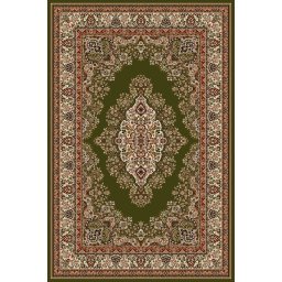 Covor Lotos 1524-310, Marime 150 x 230 cm, Verde, Inaltime Fir 8 mm, Antialergic, Polipropilena, Living, Dormitor, Sufragerie, Birou