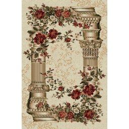 Covor Lotos 532-100, Marime 300 x 400 cm, Crem, Inaltime Fir 8 mm, Antialergic, Polipropilena, Living, Dormitor, Sufragerie, Birou