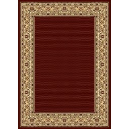 Covor Lotos 588-208, Marime 250 x 350 cm, Rosu, Inaltime Fir 8 mm, Antialergic, Polipropilena, Living, Dormitor, Sufragerie, Birou