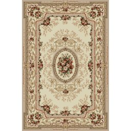 Covor Lotos 568-100, Marime 250 x 350 cm, Bej, Inaltime Fir 8 mm, Antialergic, Polipropilena, Living, Dormitor, Sufragerie, Birou