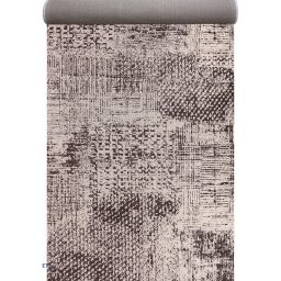 Traversa Bucatarie Flex 19197-19, Latime 0.75m, Tip Iuta, Marime 75 x 700 cm, Crem, Maro, Antiderapant, Festonata Surfilata Tivita, Antialergica, Polipropilena, Sufragerie, Terasa