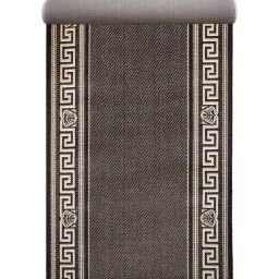 Traversa Natura 900-91, Tip Iuta, Tesatura Plata, Latime 1.2m, Marime 120 x 1000 cm, Crem, Maro, Festonata Surfilata Tivita, Antialergica, Polipropilena, Bucatarie, Sufragerie, Terasa
