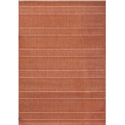 Covor Model Iuta Jeans 19339-510, Marime 160 x 230 cm, Portocaliu, Inaltime Fir Tesatura plata, Antialergic, Polipropilena, Bucatarie, Hol, Balcon