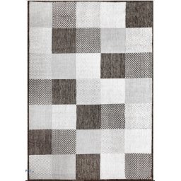 Covor Model Iuta Jeans 19066-08, Marime 50 x 80 cm, Gri, Inaltime Fir Tesatura plata, Antialergic, Polipropilena, Bucatarie, Hol, Balcon