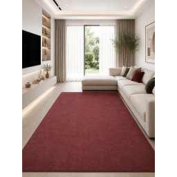 Covor Fargo 71501-010, Marime 200 x 290 cm, Bordo, Inaltime Fir 7 mm, Antialergic, Polipropilena, Living, Dormitor, Sufragerie, Copii