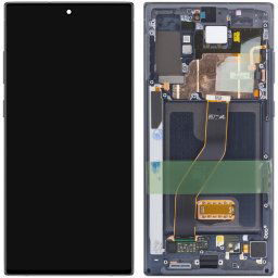Piese si componente Display - Touchscreen Samsung Galaxy Note 10 Plus N975 / Note 10 Plus 5G N976, Cu Rama, Negru (Aura Black), Service Pack GH82-20838A