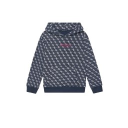 GUESS K Futer Pentru copii Hooded Ls Active Top L5YQ05KA6R4 p7sr 4g blue aop