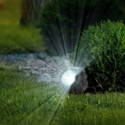 Lampa solara LED de gradina in forma de piatra