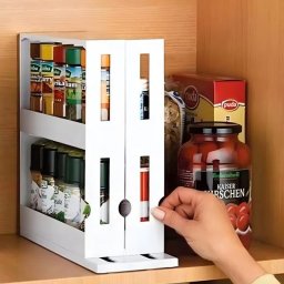 Organizator de condimente glisant