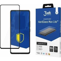 Folie de protecție Galaxy A13 4G / M13 / A04s / A04 / A23 / A23 5G / F23 / M23 / M33 / F13 3mk HardGlass Max Lite, Ramă neagră Samsung STICLĂ