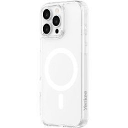 Husa YCC MagSafe CR 06 pentru iPhone 16 Pro Max, compatibilă MagSafe, Transparentă