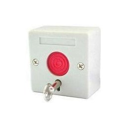 Buton de panică aplicabil cu revenire prin cheie, NO/NC, CSAcces BT-27