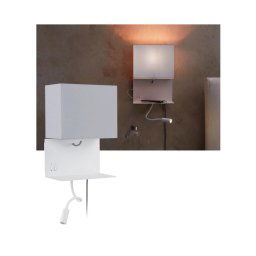 Paulmann 78913 - Aplica de perete MERANI 230V, LED/2,5W + 1xE27/40W cu port USB