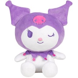 Jucarie din plus hello kitty kuromi, lila, 15 cm
