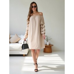 Resti Smooth women's dress a'la Spanish with ruffles