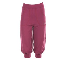 Winshape Pantaloni sport 'WBE12' mov zmeură / alb