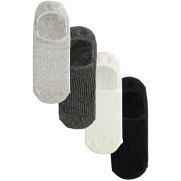 Next Șosete joase gri închis / gri amestecat / negru / alb