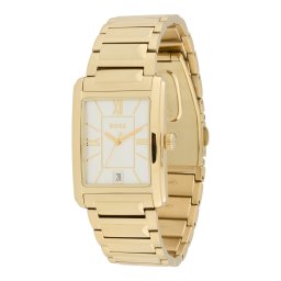 BOSS Ceas analogic 'Principle Dress' auriu / alb perlat