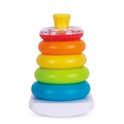 Turn colorat cu inele, set de 6 bucăți - în limba maghiară