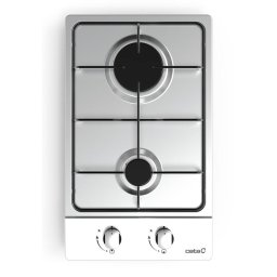 Plita Plita cu Gas 2 Zone de Gatit 30 cm Inox