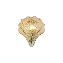 Searchlight 28980SB - Aplică de perete SHELL 1xG9/7W/230V fumurie