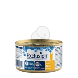 Exclusion Mediterraneo Monoprotein Formula Adult Cat conservă - vită 85 g