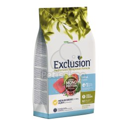 Exclusion Mediterraneo Monoprotein Formula Medium Breed Puppy - ton 12 kg
