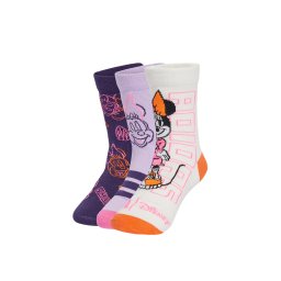 ADIDAS K Șosete (Pack Of 3) Lk Dy Mi Owhite/Aurplu/Powplu JM1826 white