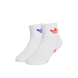 ADIDAS K Șosete Ant Slip Sock White/Lucblu/Lucred JW0308 white